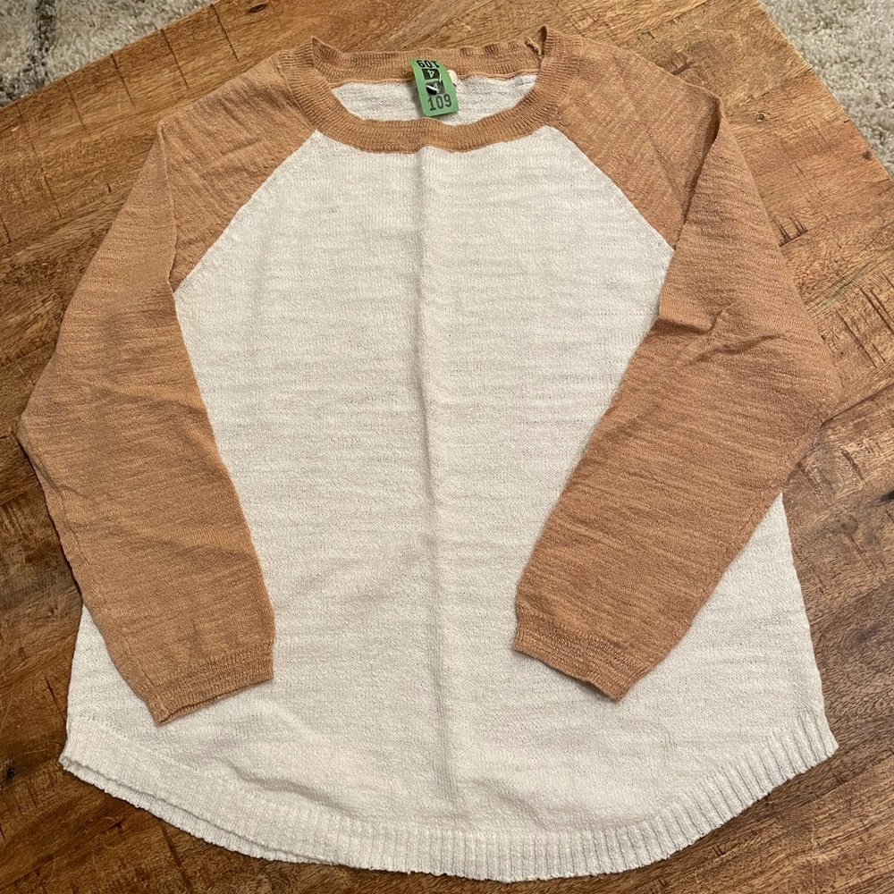 J. Crew Factory Women's Raglan Baseball Sweater